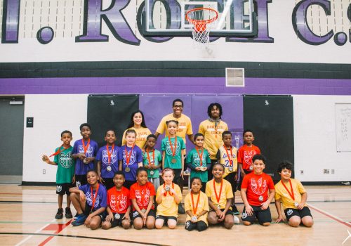 r. NBA Program kids team with coaches -A4H Sports